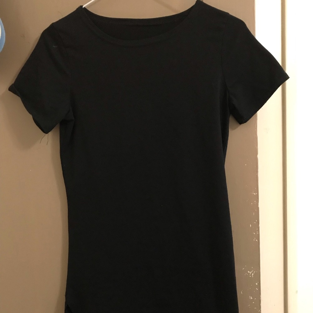 Long t-shirt or very short dress. Size S, black